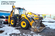 Сдаю с оператором экскаватор-погрузчик JCB,  колесный экскаватор CAT